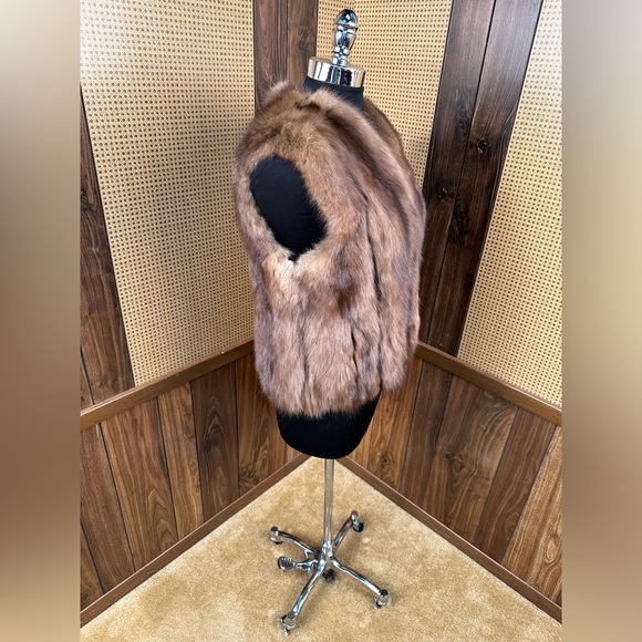 JERRY SORBARA NEW YORK DESIGNER RUSSIAN SABLE FUR VEST JACKET COAT SMALL 2 - 4 - Picture 3 of 13
